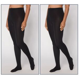 Muk Luks Women's Shaper Sz M High Waisted Black/Double Espress A708883